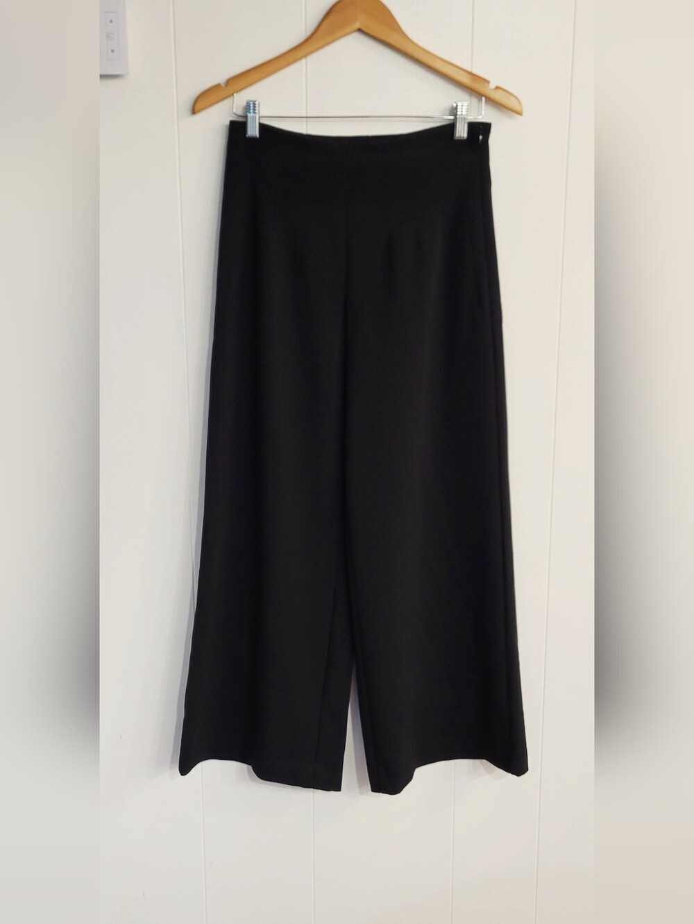 LOFT Black Wide-Leg Dress Pants